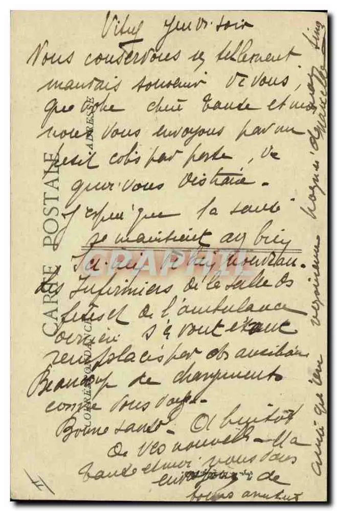 VITRY-LE-FRANÇOIS — Sparkasse und Post — Verlag B.L.D. - Rückseite