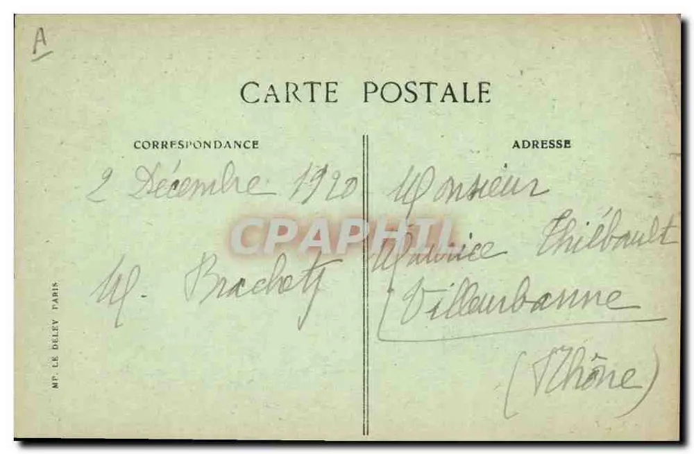 Versailles — A Caisse — BID - Verso