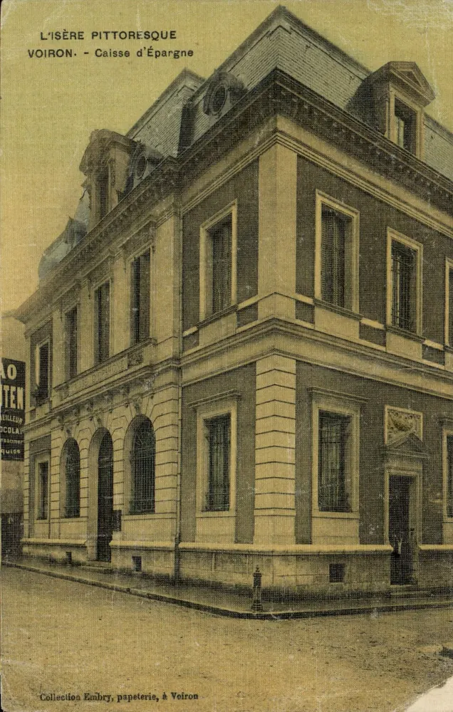 Voiron - Caisse d'Épargne — éditeur Collection Embry, papeterie, à Voiron - Vorderseite