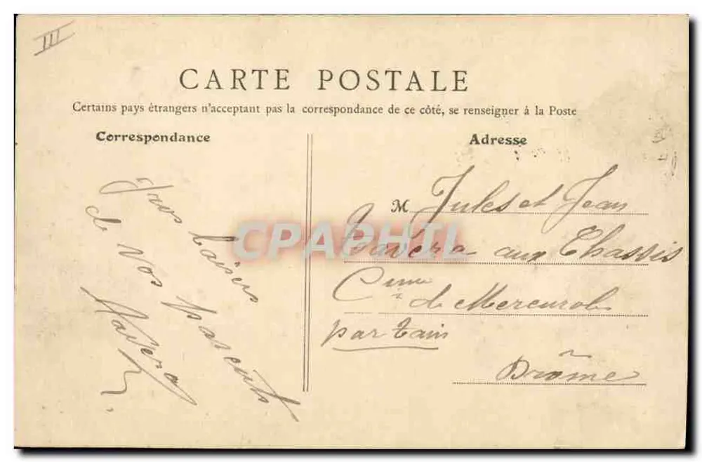 Viena (Isère) - A Caixa de Poupança — B. F., Paris - Verso
