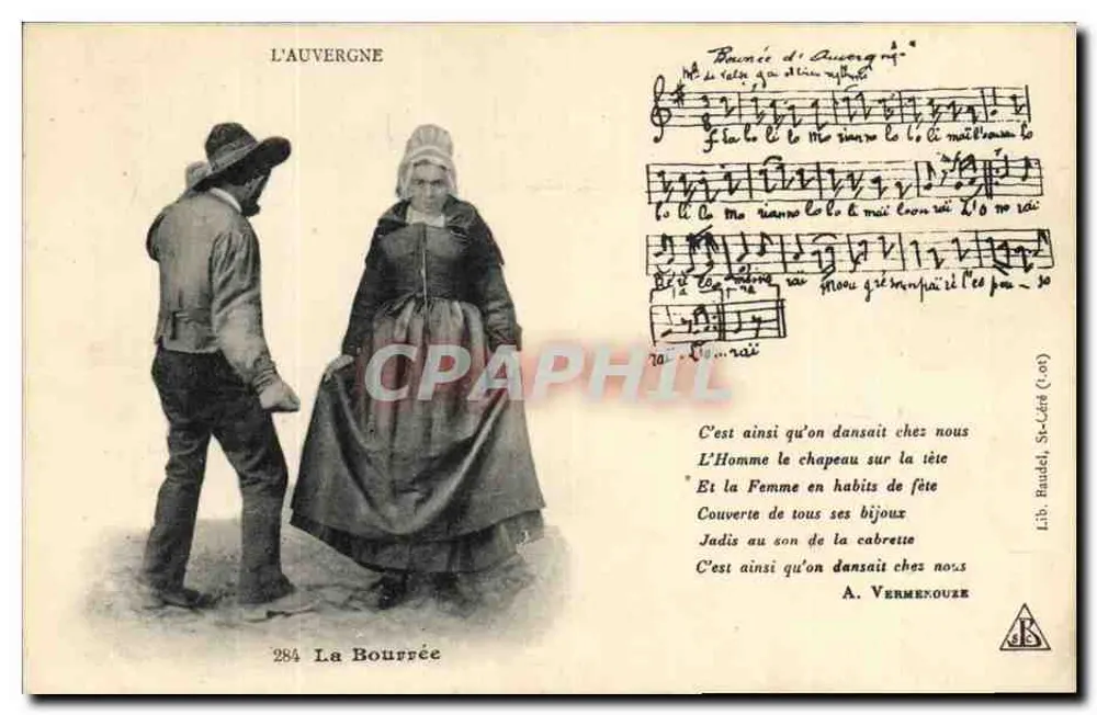 A Bourrée — Dança tradicional — Lib. Raudel, St-Céré (100) - Frente