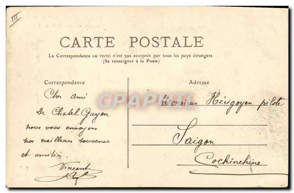Bourrée da Auvergne — Dança tradicional — E.L. n°303 - Verso