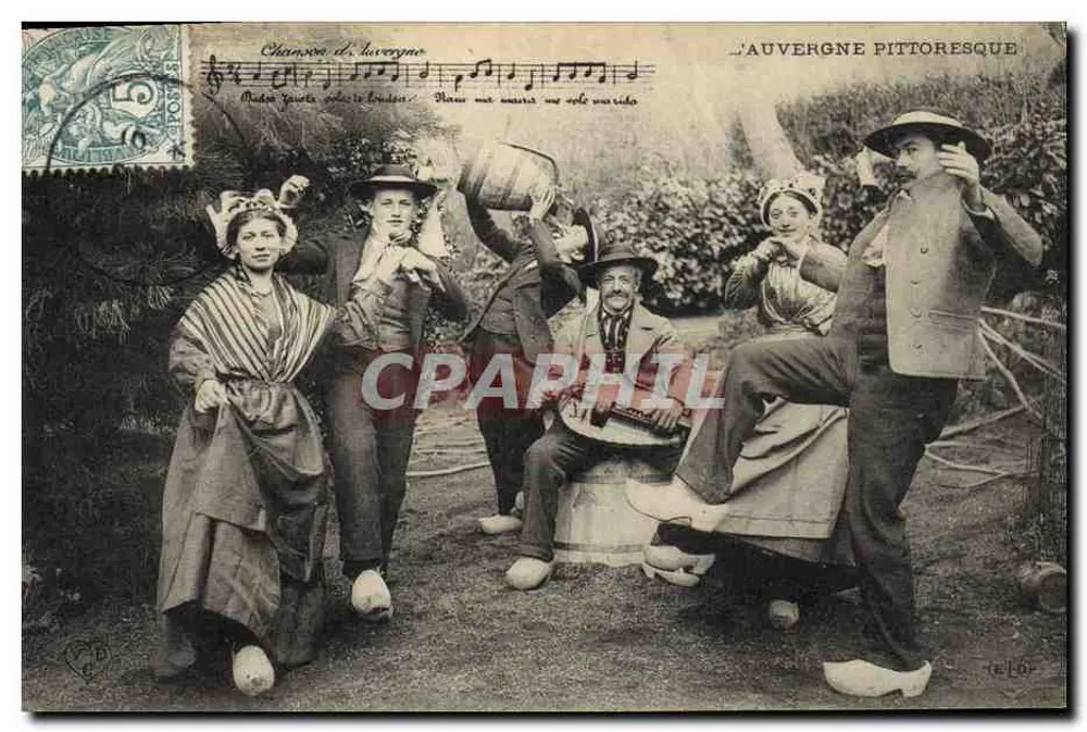 Pittoreska Auvergne — Pieśń z Auvergne — wydawca L. Lop - Awers