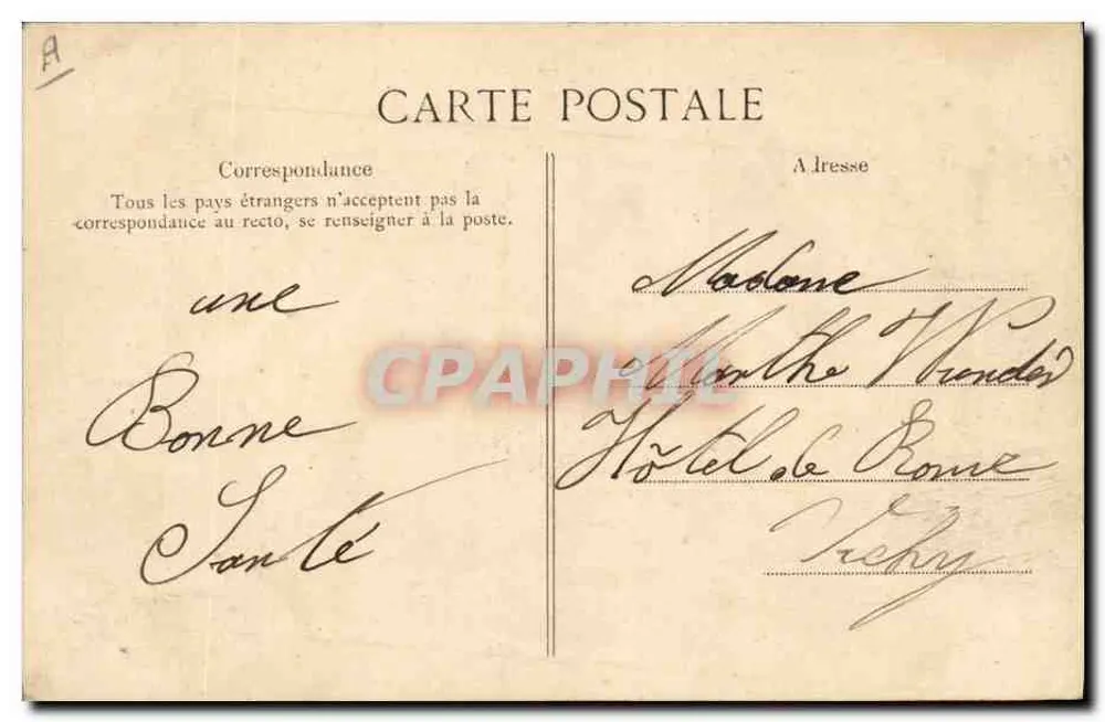 Canção da Auvergne — A Auvergne pitoresca — Editor (E.D.) - Verso