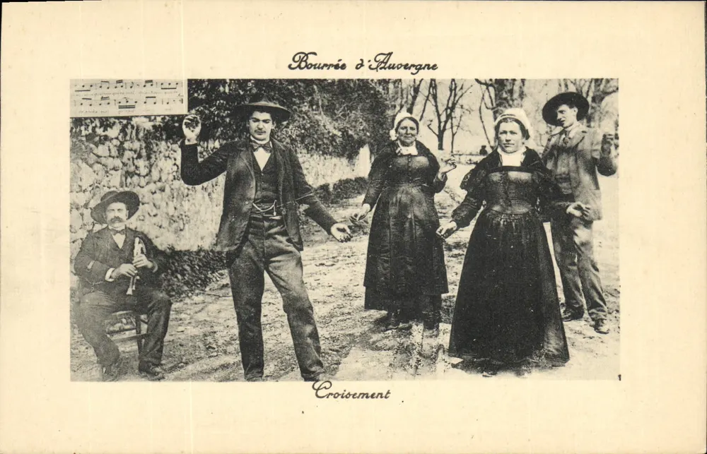 Bourrée da Auvergne — Cruzamento — Editor não identificado - Frente