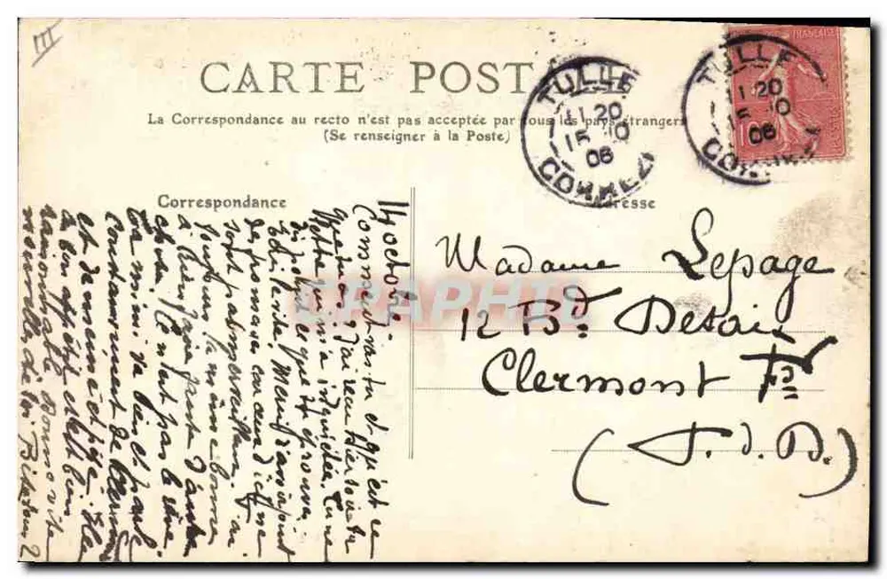Bourrée da Auvergne — Vis-à-Vis — M.T. I.L. — n°302 - Verso