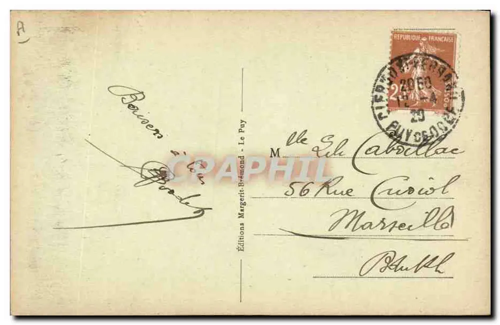 Ney Ma Chin Saou — Bourrée — Edições Margerit-Bémond, Le Puy - Verso