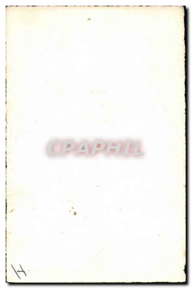 Íris e andorinha — cartão postal ilustrado — texto manuscrito - Verso