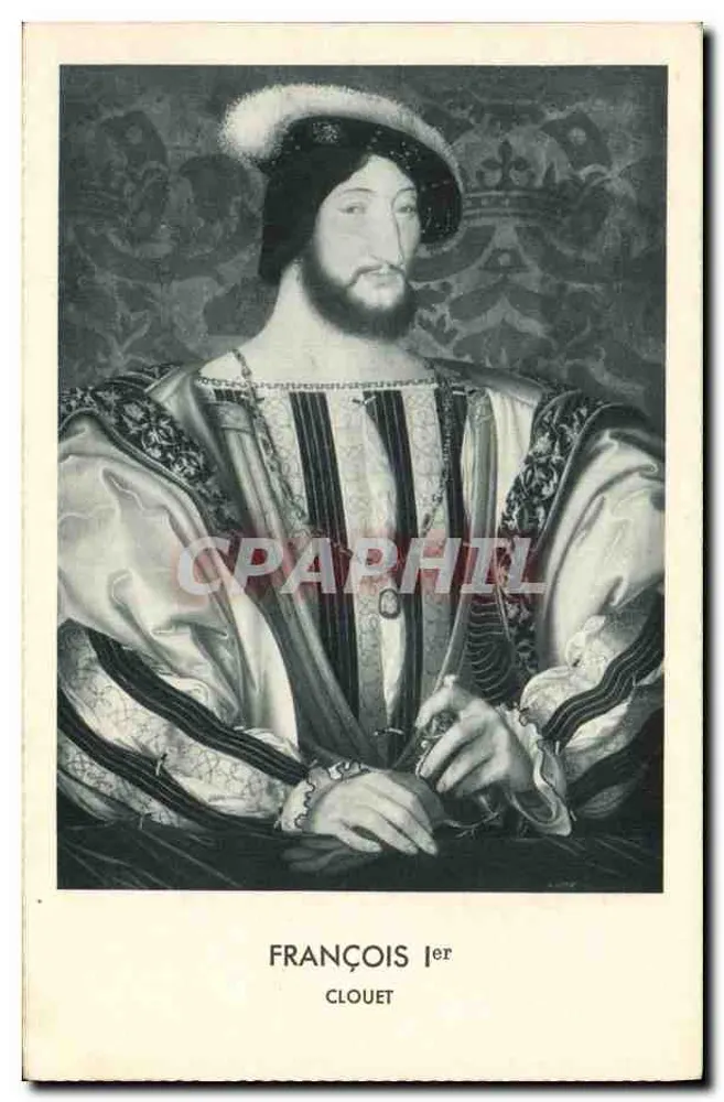 François Ier — Portrait von Clouet — Verlag Innotière - Vorderseite