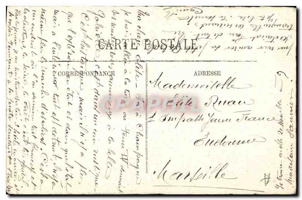 Gabrielle d'Estrées — Amante de Henrique IV — editor LL, n°10 - Verso