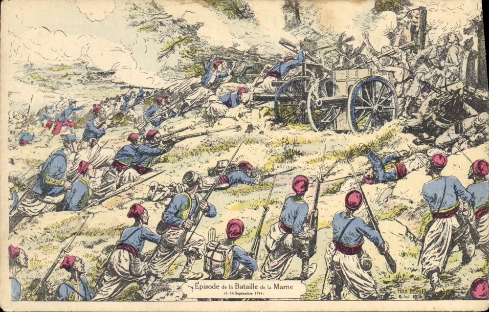 Episod der Schlacht an der Marne — 16-14 September 1914 — Fern Beniès - Vorderseite