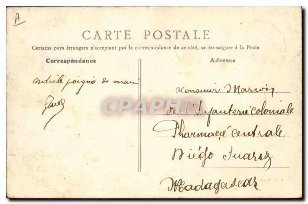 Die Zouaves am Lager — Die Heuer — B. F., Paris - Rückseite