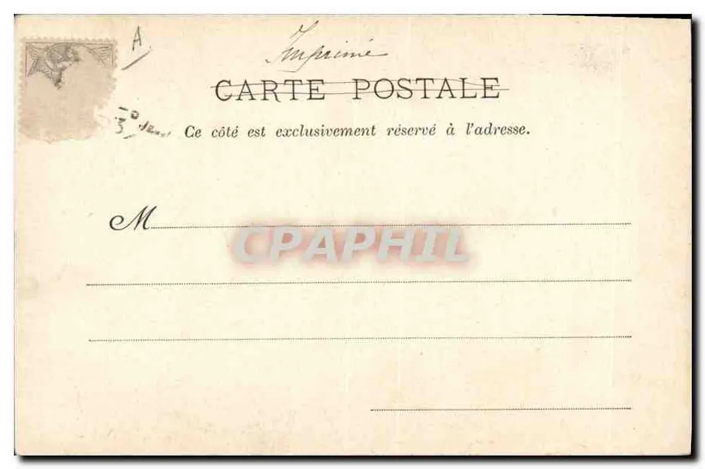 Der Eulenjunge — Metternich : M. André Calmettes — Foto von Paul Boyer, Paris - Rückseite