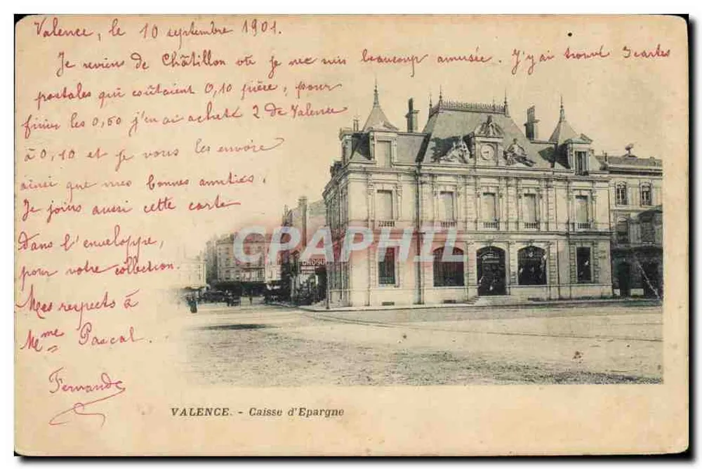 Valence - Sparkasse — Verleger 'Valence' n°22448 - Vorderseite