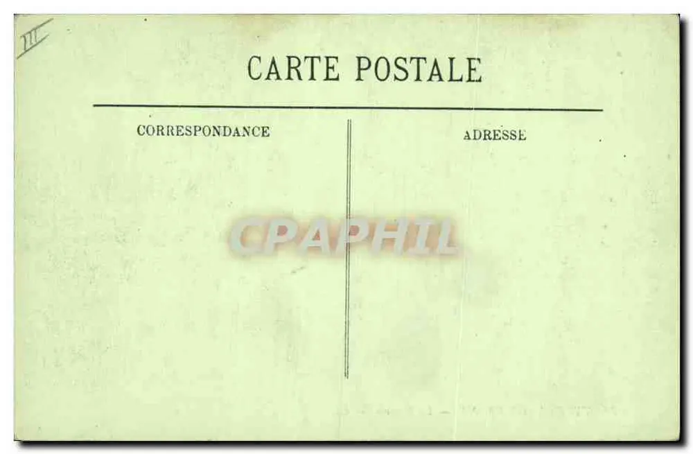 Auvergne — La Bourrée — LL. — Tipos de Auvergne, n°3 - Verso