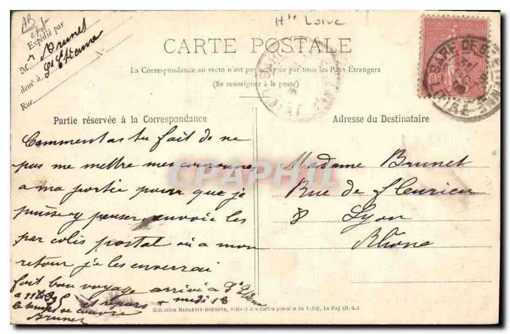Bourrée — Dança campestre — "LE VELAY ILLUSTRÉ" n°277 - Verso
