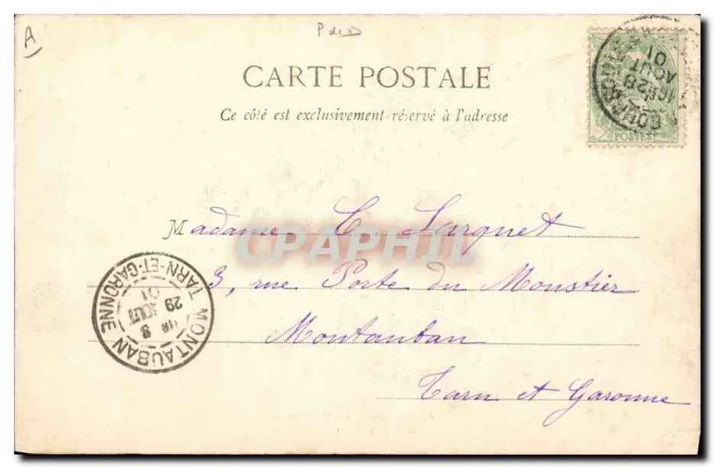 Auvergne - A Montagnarde - Marguerite e Henriette - Verso