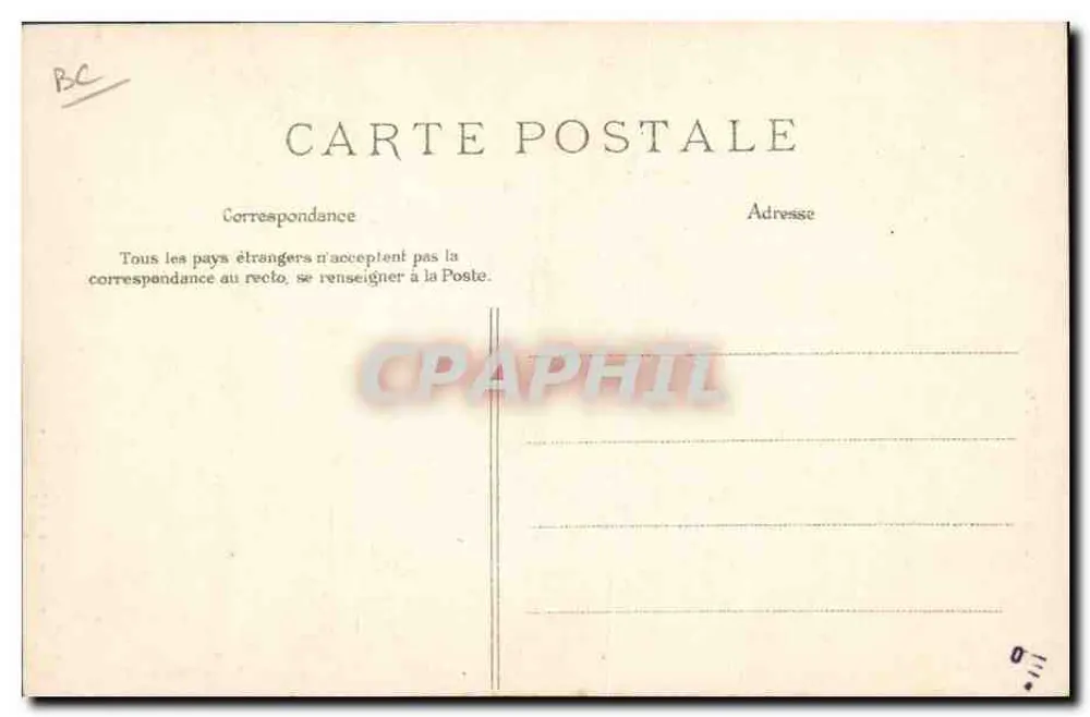 O Cantal pitoresco — Grupo de camponesas — Editor: C. Gaudin, n°12 - Verso