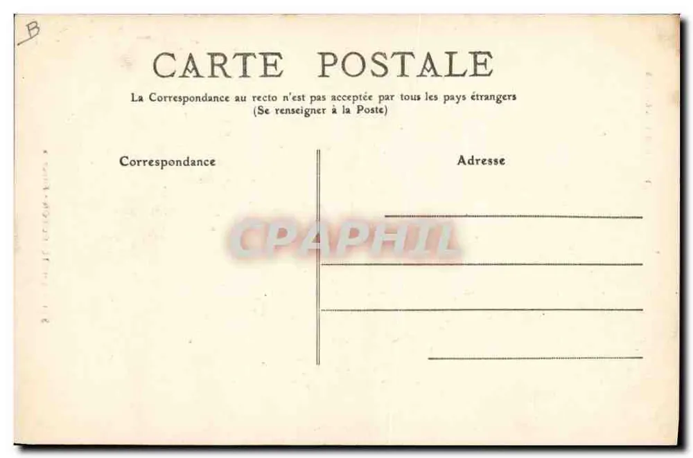 Châtelguyon — Fiação de Auvergne — M.T. I.L. n°331 - Verso