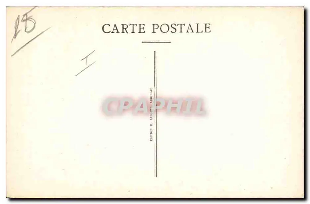 Auvergne — Grupo de Filleuses — Edição E. Labouche Aubellag - Verso