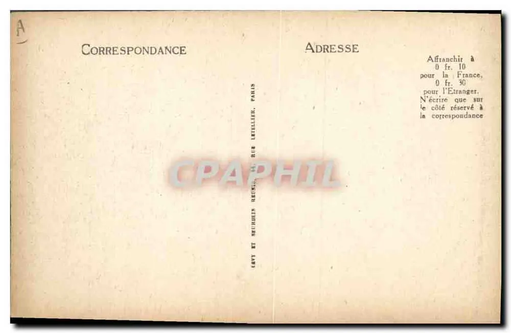 Le Puy - La Dentellière d'Espaly — L.L. n°111 - Verso