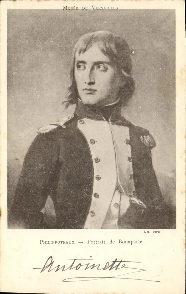 Porträt Napoleons — Musée de Versailles — L'H. Paris - Vorderseite