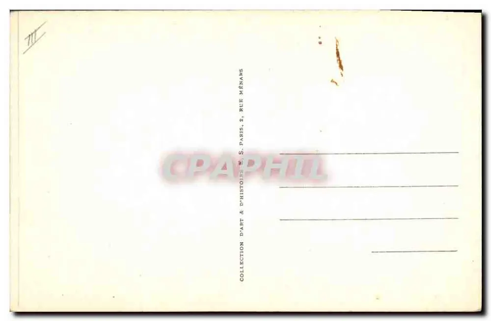Madame de Montespan — Marchese de Montespan — Collectie - Achterkant