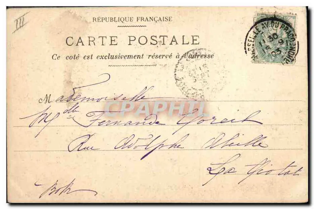 Joséphine, Kaiserin der Franzosen — Königin von Italien — Verlag Léthière, Nr. 89.x - Rückseite