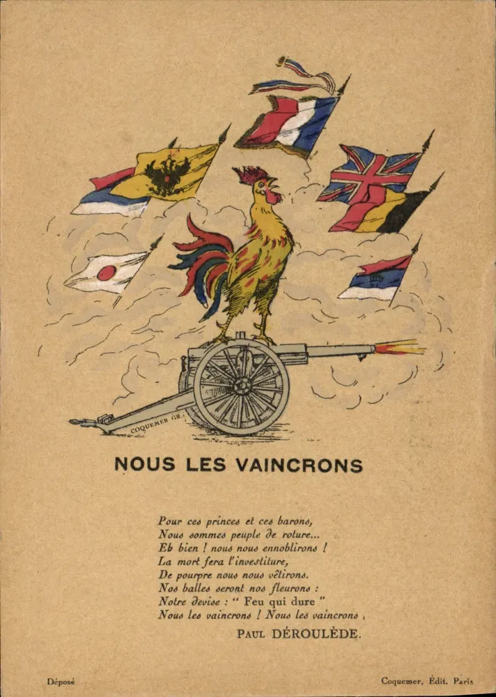 Coquemer Édit. Paris — Coquemer Gr. — Nous les vaincrons - Vorderseite