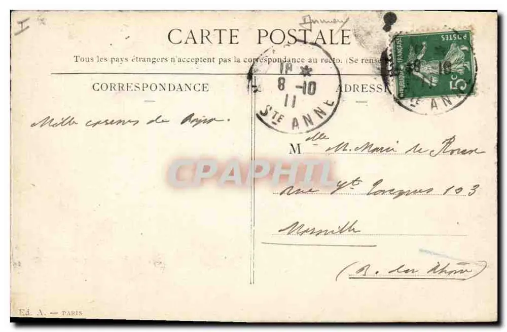 Primeiros Ebats — Ed. A. — Paris - Verso