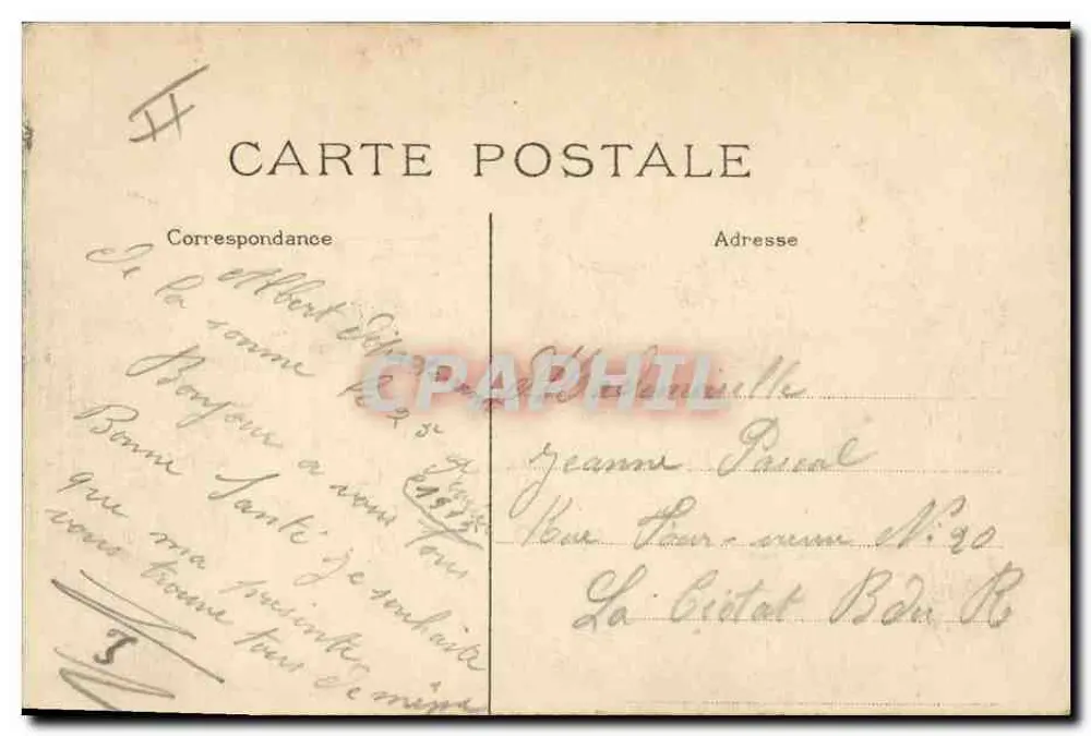 Ajuste do tiro de uma metralhadora — Guerra 1914-15 — H.B. n°20 - Verso