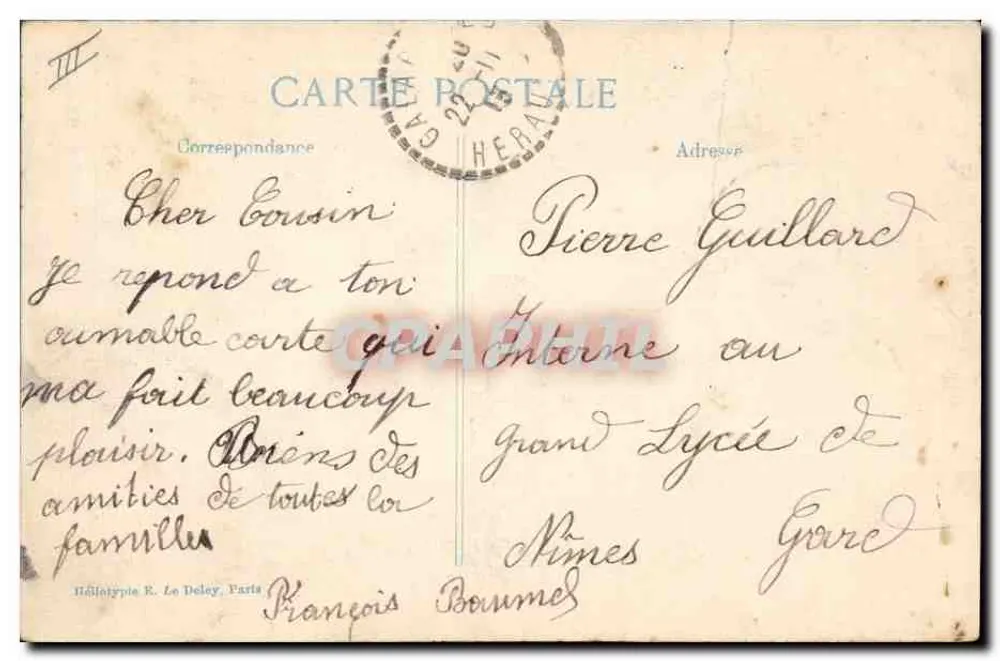 Zouaves in Belgien — Eine Schusslinie — 1914 — Verlag E. Le Deley - Rückseite