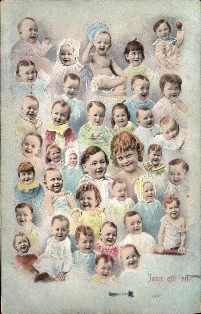 Gruppe von Babys und Kindern — Jean, der rff. — Th. E. L. Serie 952 - Vorderseite