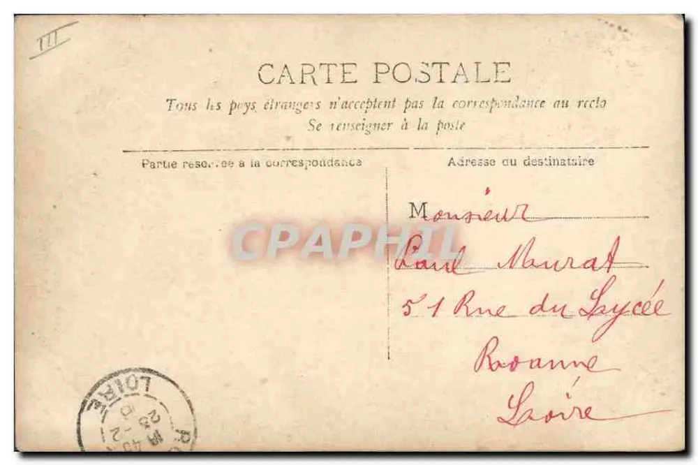 Portrait de Brille — Odéon — éditeur Brille, n° 2000/68 - Rückseite