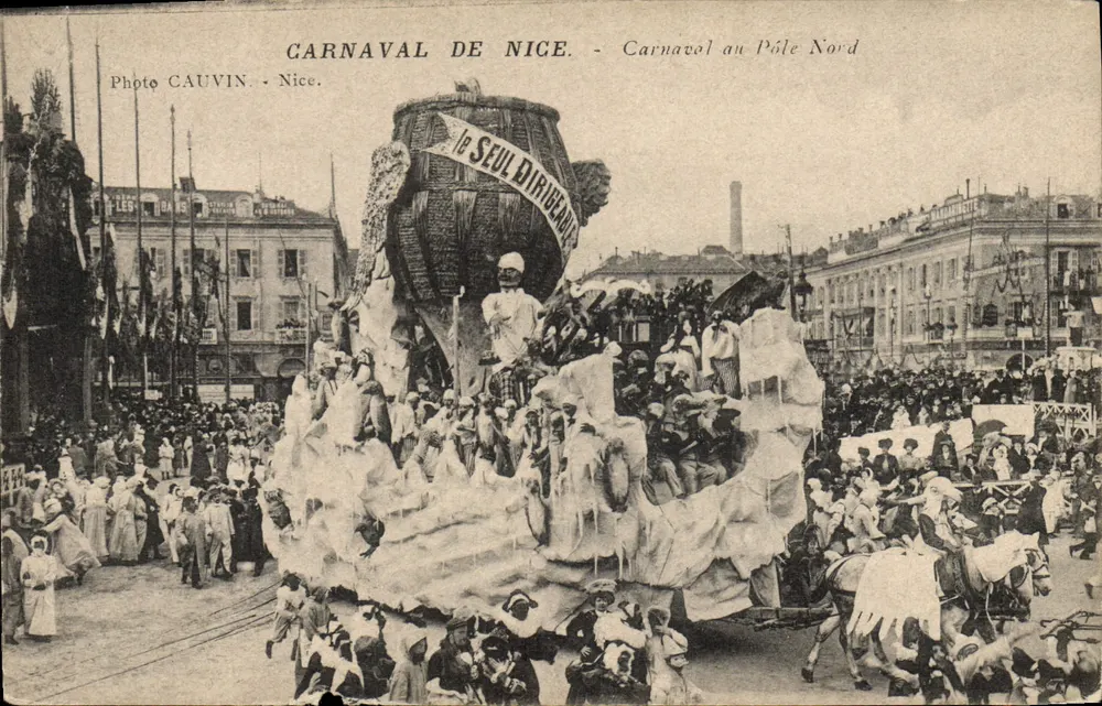 Carnival di Nizza — Carnival al Polo Nord — Foto Cauvin, Nizza - Recto