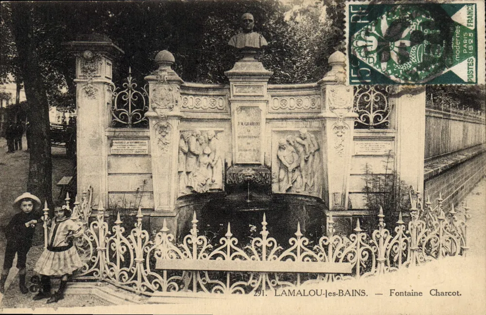 Fontäne Charcot — Lamalou-les-Bains — Verlag: Postes Modernes, Paris - Vorderseite