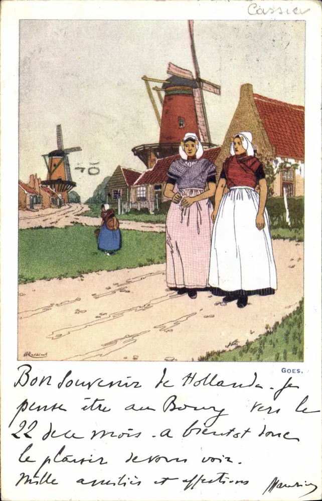 Zwei niederländische Frauen — Goés — Verlag Cassier, n°70 - Vorderseite