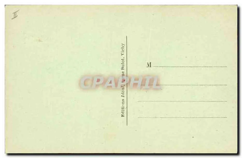 A Auvergne pittoresca — Uma Noiva Auvergnata — Editor Ideal, n°153 - Verso