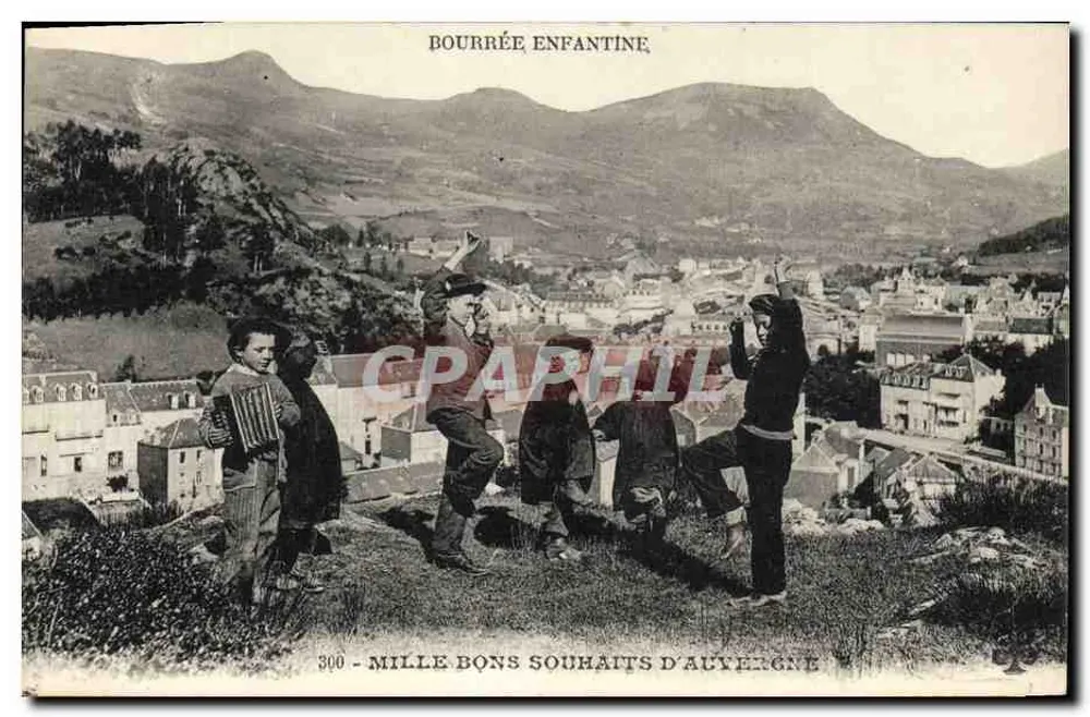 Bourrée Infantil — Mil Boas Esperanças da Auvergne — n°300 - Frente