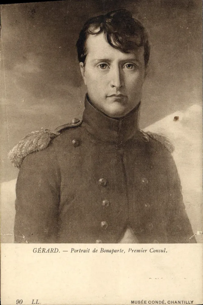 Porträt des Bonaparte, Ersten Konsuls — Gérard — Musée Condé, Chantilly - Vorderseite