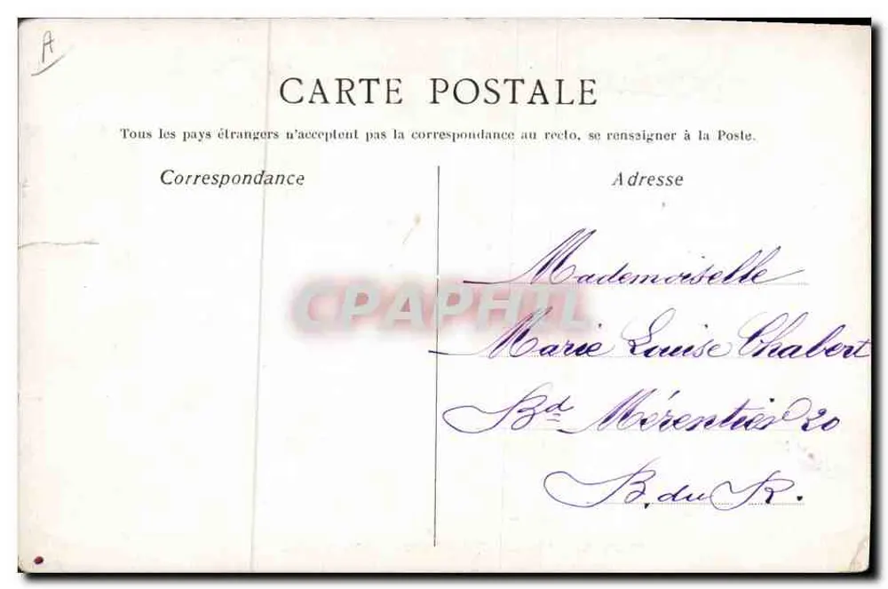 Napoleão — Comemoração do centenário do Código Napoleônico — editor Leopold Rose, número de série não visível - Verso