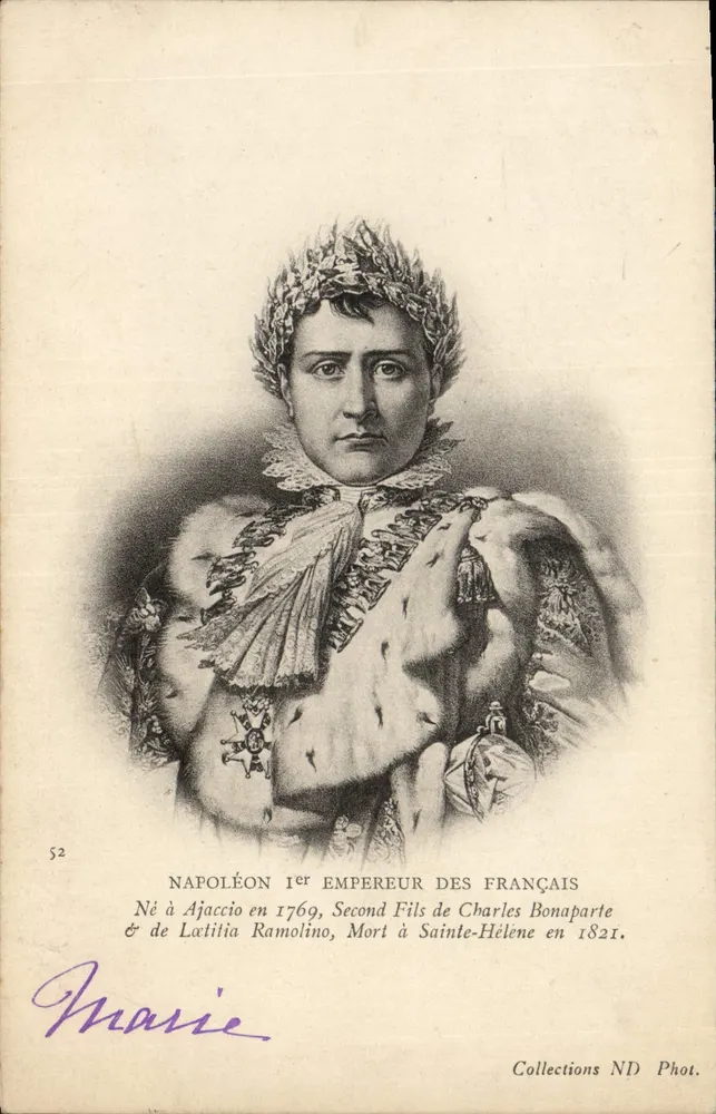 Napoléon Ier — Kaiser der Franzosen — Collections ND Phot. n°52 - Vorderseite