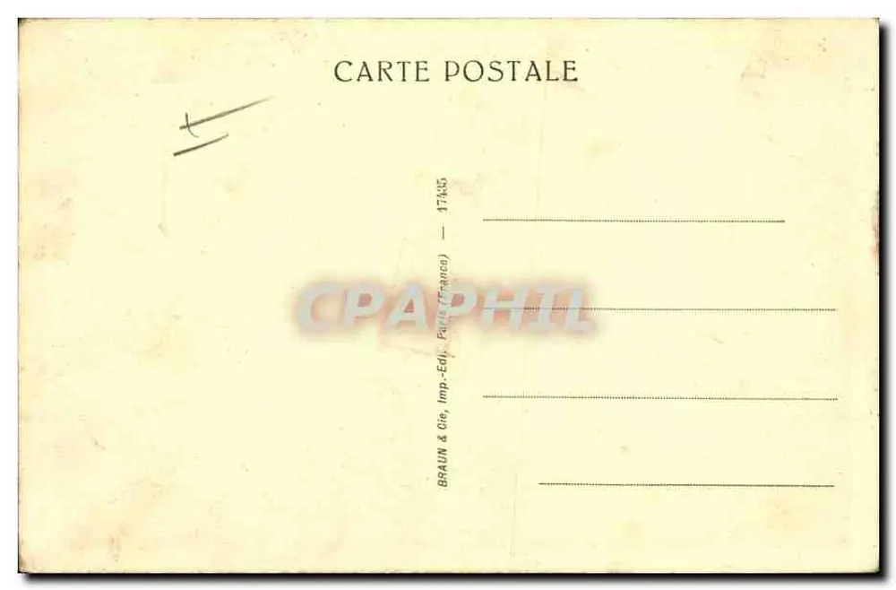 Napoleão, Primeiro Conselheiro — Ingres — Braun & Cie, Paris - Verso