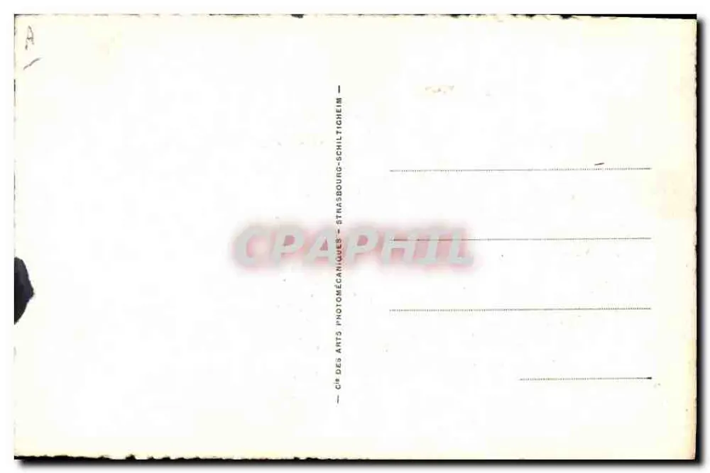 Louis XIV — gravuriertes Portrait mit biografischem Text - Rückseite
