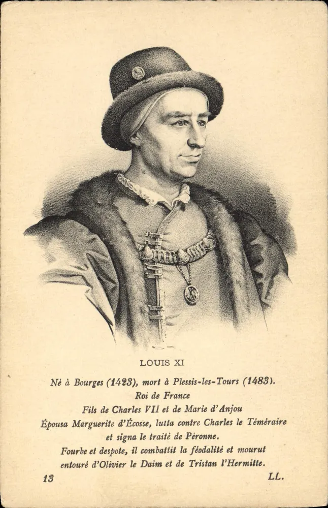 Louis XI — König von Frankreich — Imp. Levy Fils & Cie, Paris - Vorderseite