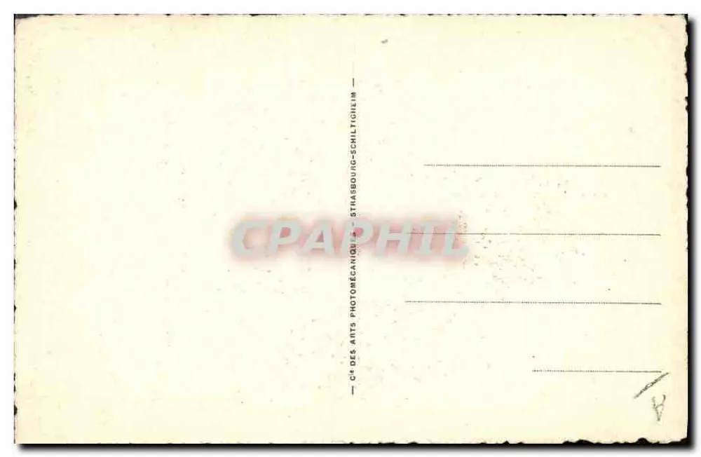 Madame Tallien — Retrato — Editora: Cie des Arts Photomécaniques, Strasbourg, n° 96 - Verso