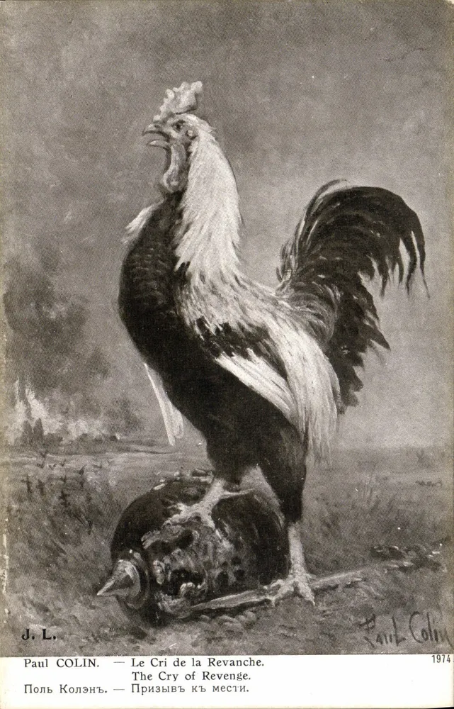 Hahn — Le Cri de la Revanche — Paul Colin — 1914 - Vorderseite