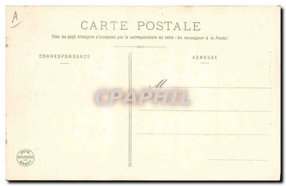 Hühnerausstellung - Hühnerabteilung — Bergeret-Ausgabe - Ciklut & Montinal, Serie A - Rückseite