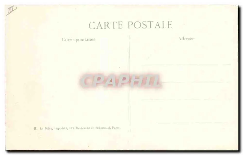Marokkanische Spahis auf einer Farm — Verlag E. Le Dilej, Paris - Rückseite