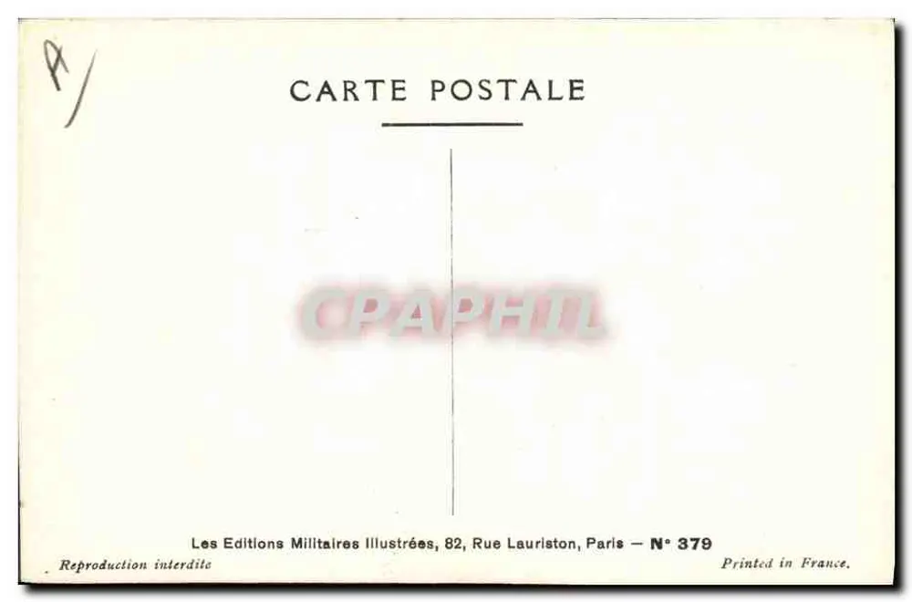 Soldado spahi — uniforme — Les Éditions Militaires Illustrées, N° 379 - Verso